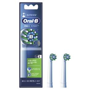 Oral-B 歐樂B Pro Expert多動向交叉刷頭 EB50RX 白色 2入, 1入, 單品