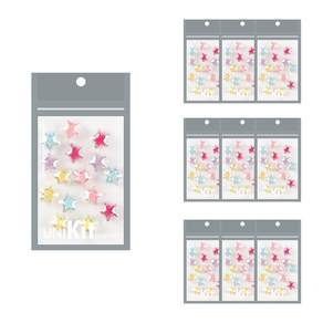 Uniart Tiny Beads Pastel Star Hologram vs. No. 15, 混色, 10個