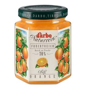d'arbo 徳寶 奧地利70%果肉果醬 甜橙, 200g, 1罐