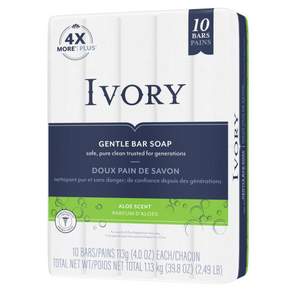 IVORY 象牙蘆薈香皂 10入, 1130g, 1組