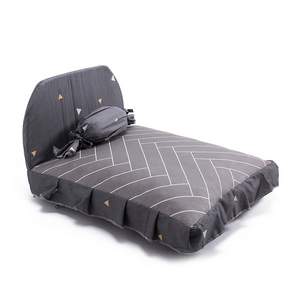 YOGiSSO 床型寵物睡墊, 灰色, 1個