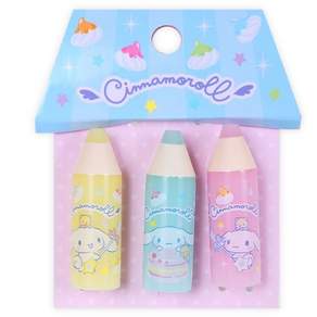 Sanrio Cinnamoroll 鉛筆帽 3 件套, 混色, 1套