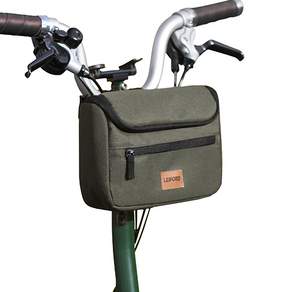 Raiford Brompton Minivelo 自行車車把包 LH-01, 卡其灰, 1個