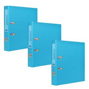 ECO Chungwoon 環保5公分厚夾板 A4活頁夾, 天藍色, 3個