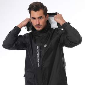 SINOLL 男士防水戶外騎行雨衣 112 + 小袋套裝
