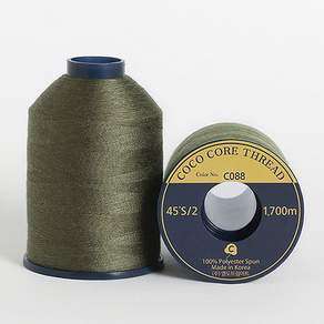 COTTONVILLE Coco Thread 優質縫紉線 45S/2 1700m, C088, 2入