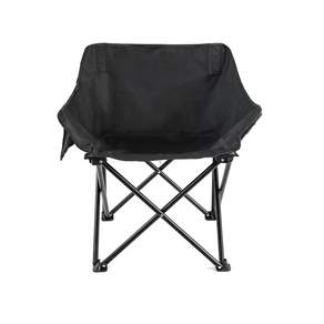 comet 戶外折疊椅, 黑色, 1個