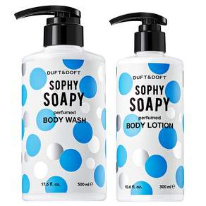 DUFT&DOFT 沐浴乳 Sophy Soapy 500ml+身體乳液300ml, 1組