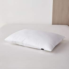 Hauzian 基本款棉花糖枕頭，讓頸部使用舒適, 1個, 白色