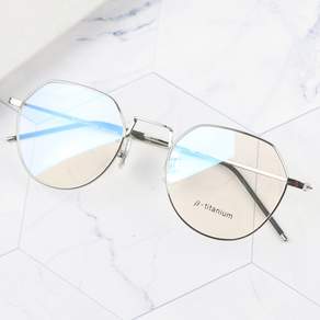 TheBrille 多角形Beta鈦金屬眼鏡框