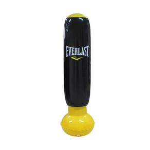 EVERLAST 充氣拳擊沙袋 120cm, 黑色 黃色