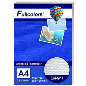 Fullcolors 全彩 珍珠紋雙面列印霧面相片紙, A4, 50張