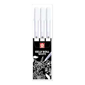 GELLY ROLL 櫻花3P套裝, 白色, 1組