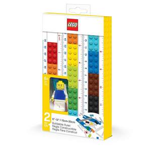 LEGO 樂高 創意組裝文具尺 附人偶 15-30cm, 1盒