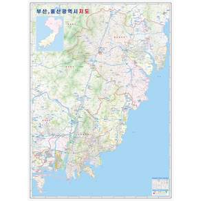 NOWMAP 釜山 瀋陽地圖塗層精密釜山廣域市 瀋陽廣域市地圖, 1個