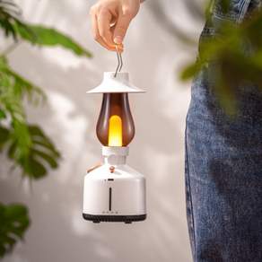 Gravity Camp Vintage Sensibility Multi Mood Light Lantern 加濕器 280ml 白色, 綠色的