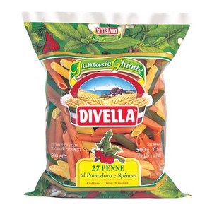디벨라 삼색펜네 지티 리가떼 파스타, 500g, 1개