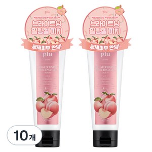 플루 브라이트닝 필링 젤 피치, 100g, 10개