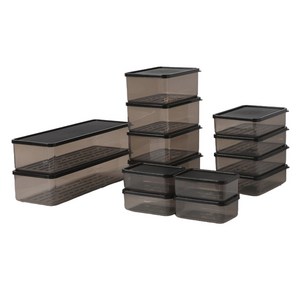 휴웰 내풀로 냉장고 냉동실 정리 밀폐용기 14종 A세트, 1세트, 300ml x 4p + 600ml x 4p + 1000ml x 4p + 2100ml x 2p