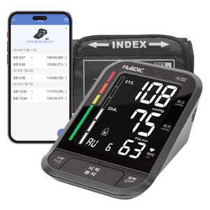 휴비딕 휴비케어 블루투스 연동 팔뚝형 혈압계 HBP-1700BTs, 1개