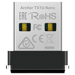티피링크 AX300 Wi-Fi 6 무선 나노 USB 랜카드 데스크탑용, 1개, Archer TX1U Nano