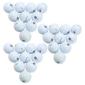 브리지스톤 유니크에픽 TOUR B TIGER 혼합 골프공 로스트볼 A 42.67mm, 30개, 1개입, 화이트