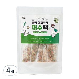 잼먹 채수팩 10p, 100g, 4개