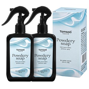 탐사 강력 탈취 대용량 섬유향수 스프레이 타입 탈취제 룸 스프레이, 2개, 250ml, 깨끗한 비누향