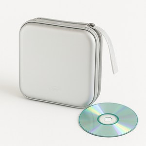 플래넬 휴대용 앨범형 CD 하드 케이스 보관함