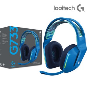 로지텍 G733 무선 게이밍 헤드셋, 블루 로지텍코리아 정품, 로지텍G G733 LIGHTSPEED