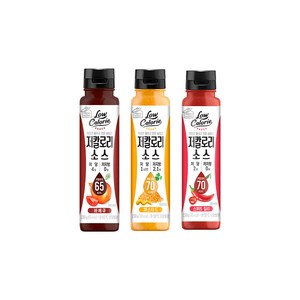 프레쉬홈 저칼로리 소스 3종 혼합, 3개, 230g