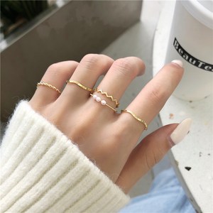 보니링 사이즈 조절 패션 심플 반지 10종
