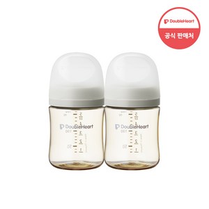 더블하트 모유실감 3세대 PPSU 오후의베이지 160ml 젖꼭지포함/S/1개월~, 4개, PPSU단품젖병160ml 오후의베이지