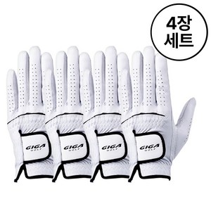 기가골프 양피장갑 남성용(한손)_GA2213 4장세트, 왼손착용24