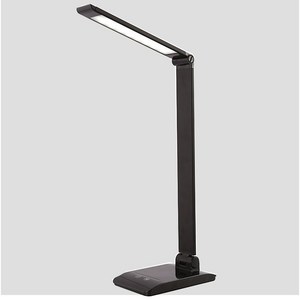 란스코어 LED 스마트 충전 데스크 스탠드 YS-L9003, 블랙