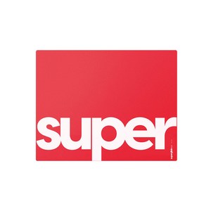 펄사 슈퍼글라이드 유리 마우스패드 v2 L, 1개, 레드 L (SGPLR2)