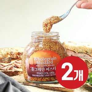 새봄 물렁하지않은 홀그레인 머스타드, 2개, 280g