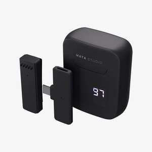 마타스튜디오 무선 핀마이크 싱글 2.4G, SC001, 혼합색상