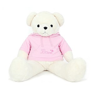 드림에버 대형 곰인형 빅베어, 5.후드베어_130cm(특왕)_핑크, 1개