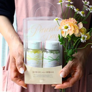 다솔 무설탕 러브 자일리톨 캔디 2종 선물 패키지, 2개, 70g