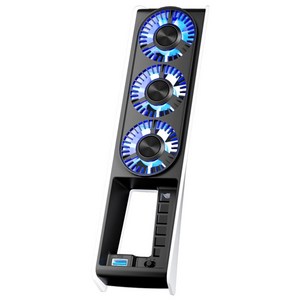 이이네 PS5 Slim용 스마트 온도 제어 냉각팬 발열방지 드라이브/디지털 모델 겸용 플스5 슬림 쿨러 쿨링팬, PS5 Slim쿨링팬, 1개