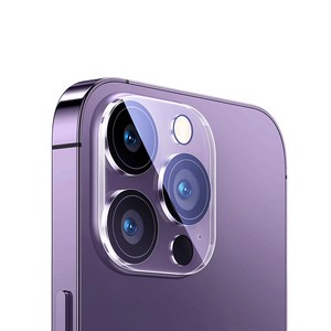 베이스어스 크리스탈 HD 풀프레임 카메라 렌즈 보호필름 for 아이폰 2pcs, 4개, 아이폰15프로/15프로맥스