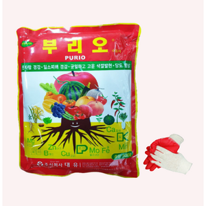 부리오 수용제 인산가리 식물 영양제 필수원소 복합비료 웃자람 당도향상 500그람, 1세트, 500g
