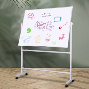 Anystar 화이트보드 양면 이동식 회전가능 스탠드화이트보드