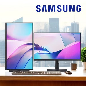 삼성 68.6cm(27인치) 에센셜 모니터 LS27D400 IPS 100Hz 피벗 세로회전, S27D400GA, 68.6cm