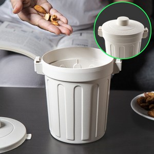 트폴 뚜껑 미니휴지통 음식물 쓰레기통, 1개