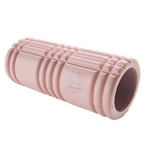 헬로키티 폼롤러 33cm 로즈쿼츠 핑크 근육 스트레칭 홈트 용품, 1개