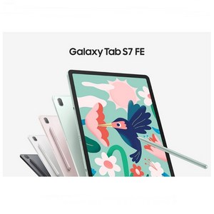 JP 갤럭시 탭 S7 FE 12.4 64GB LTE 중고 공기계 SM-T735 S급 (본체+호환케이블), 미스틱 블랙