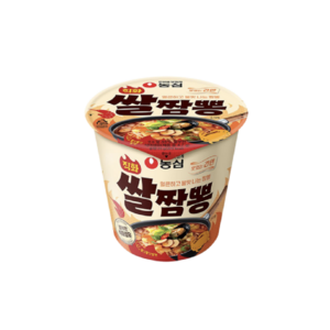 농심 직화쌀짬뽕 맛있는건면 소컵 76g, 12개