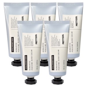 5개)프리티스킨 히알루론산 로맨틱 퍼퓸 핸드크림100ml, 5개, 100ml